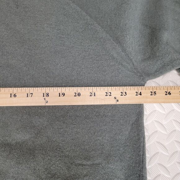 Smartwool Mens 1/4 Zip Sweater Size XL Merino Wool Light Green Black Stripe - Picture 8 of 11